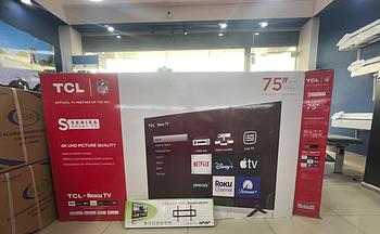 tv - SMART TV TCL DE 75 PULGADAS ROKU 2024 4K UHD NUEVA #OFERTAS