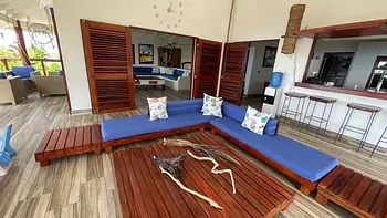 casas vacacionales y villas - RENTA DE VILLA CON VISTA AL MAR Y MONTAÑA EN LAS TERRENAS