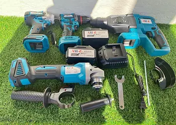 equipos profesionales - kit de taladros 