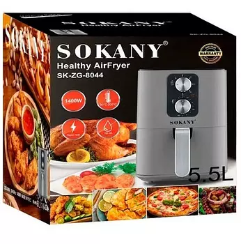 electrodomesticos - FREIDORA 5.5L ANALOGA SOKANY SK-8044