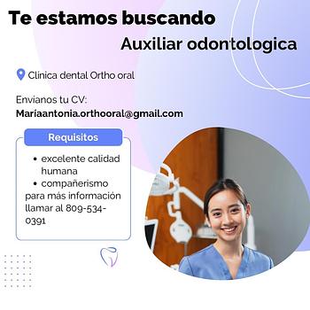 empleos disponibles - Auxiliar odontologico