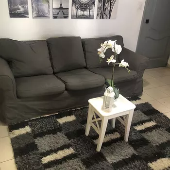 muebles y colchones - Sofá IKEA de 3 Plazas, color gris,  disponible para venta.