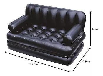 muebles y colchones - Sofá Cama Grande Inflable Bestway 5 En1 + Inflador