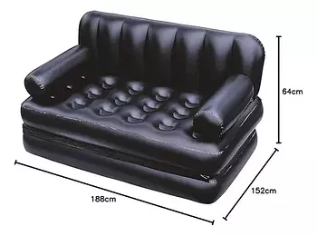 muebles y colchones - Sofá Cama Grande Inflable Bestway 5 En1 + Inflador