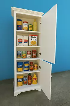 muebles y colchones - Armario para cocina en color blanco 