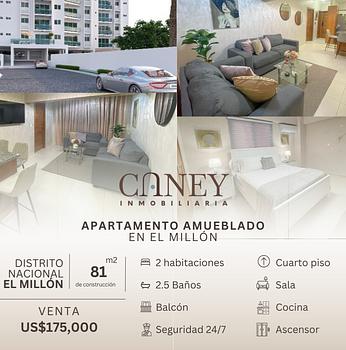 apartamentos - Apartamento AMUEBLADO en EL MILLÓN