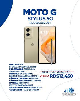 computadoras y laptops - Motorola Stylus 5G 6.7" Ram 8GB y 256 Sim + eSim 