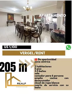 apartamentos - Hermoso apartamento de 3 habitaciones