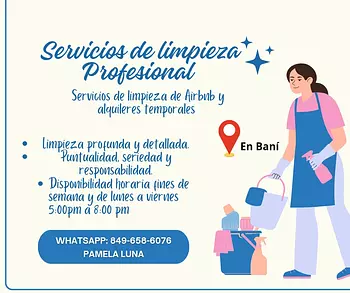 servicios profesionales - Servicios de Limpieza para Airbnb, Casa o apartamento de alquiler temporal.