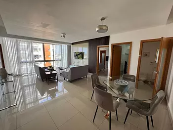apartamentos - ALQUILER APARTAMENTO AMUEBLADO DE 2 HABITACIONES – SECTOR BELLA VISTA