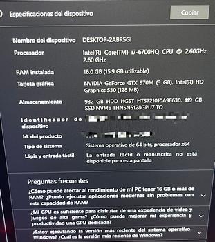 computadoras y laptops - MSI GE72 60F Apache pro (Leer descripcion).