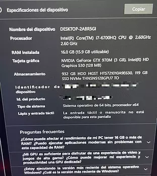 computadoras y laptops - MSI GE72 60F Apache pro (Leer descripcion).