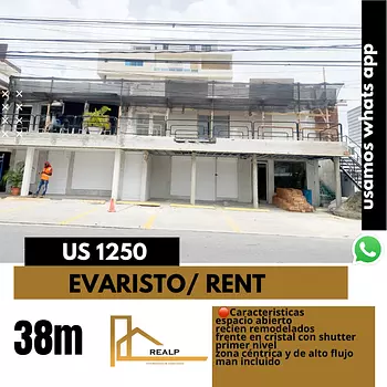 oficinas y locales comerciales - local primer nivel evaristo