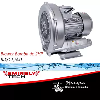 equipos profesionales - Bomba de oxigeno para peces Blower aireador de 2hp