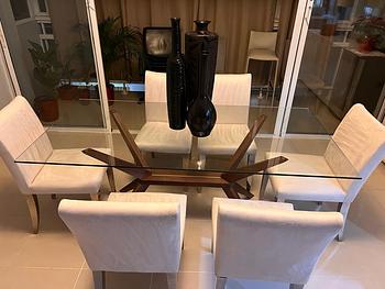 muebles y colchones - SILLA COMEDOR CREMA