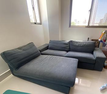 muebles y colchones - Sofa Mueble seccional L 4 plazas
