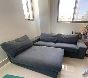 muebles y colchones - Sofa Mueble seccional L 4 plazas