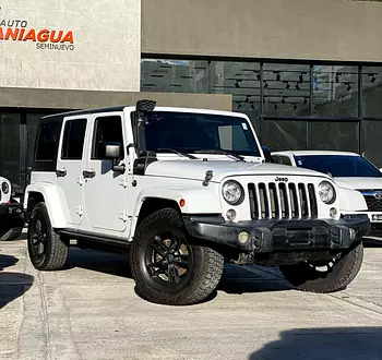 jeepetas y camionetas - Jeep Wrangler Unlimited Sahara 2017 FINANCIAMIENTO