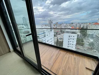 apartamentos - 🔵Alquilo Apartamento Con Línea Blanca Piso 14 en Naco 