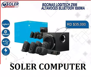 otros electronicos - Bocina Logitech Z906 1000 Vatios Bluetooh Usb