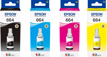 impresoras y scanners - BOTELLA DE TINTA EPSON 664 EN TODOS LOS COLORES  