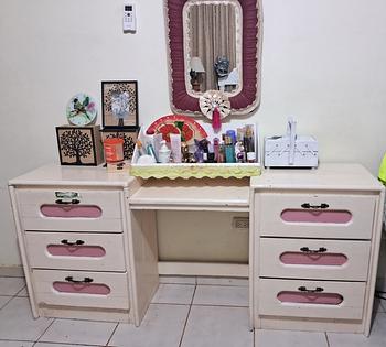 muebles y colchones - Se vende juego de cuarto usado de pino tratado