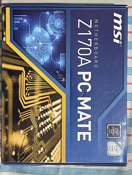 computadoras y laptops - vendo motheboard MSI Z170A con procesador Intel core i7 6700 3.4ghz