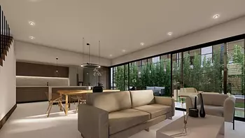 casas - Proyecto en venta Punta Cana #22-3568 tres Hab. jardín privado con piscina
