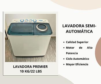 electrodomesticos - LAVADORA PREMIER 10KG/22LBS