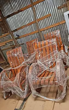 muebles y colchones - Mecedora campestre 