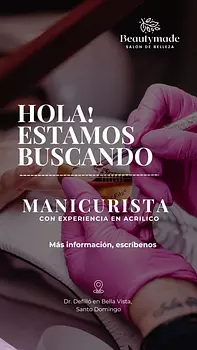 empleos disponibles - MANICURISTA 