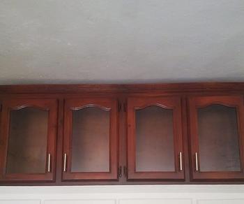 muebles y colchones - Gabinete con cristal moderno 