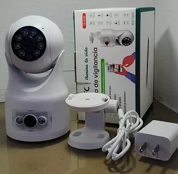 camaras y audio - Camara de Seguridad Wifi 1080P Doble Lente
