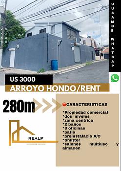 casas - Propiedad comercial arroyo hondo viejo
