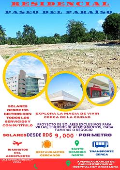 solares y terrenos - EXCELENTE OPORTUNIDADES DE SOLARES