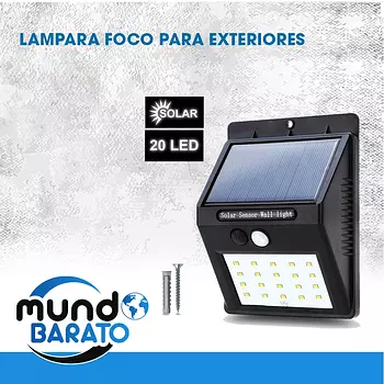 herramientas, jardines y exterior - Luz Solar LED para exteriores, lámpara recargable con Sensor de movimiento 