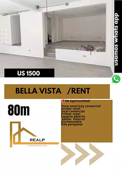 oficinas y locales comerciales - Local en bella vista primer nivel