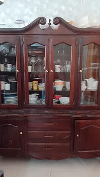 cocina - Vitrina en caoba