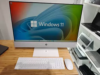 computadoras y laptops - HP All in One 27" IPS Ryzen 5 5625U Ram 8GB 256GB 