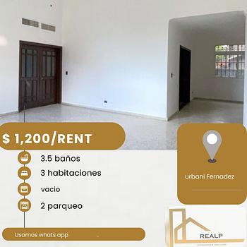 apartamentos - hermoso apartamento en urbanización Fernández 