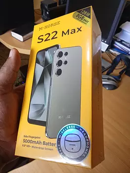celulares y tabletas - M- Horse S22 Max 128gb, 8gb de Ram Gris nuevo con su caja y todos sus acceso.