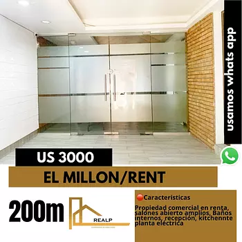 oficinas y locales comerciales - Local comercial en el Millon 