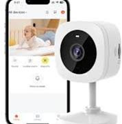 camaras y audio - Cámara de seguridad 2K con visión nocturna, audio