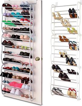 decoración y accesorios - Zapatera Organizador Colgante para Puerta Clóset Resistente Práctica Espacio