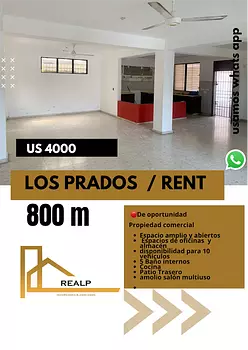oficinas y locales comerciales - Propiedad amplia y céntrica