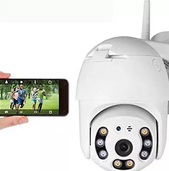 camaras y audio - Camara de Seguridad Wifi 1080P Con Giro 360 PTZ