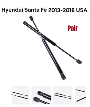 accesorios para vehiculos - Soporte de Bonete Hyundai Santa Fe Sport 2013-2018
