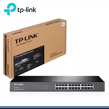 impresoras y scanners - SWITCH 24 PUERTOS TP-LINK TL-SG1024, NO ADMINISTRABLE/RACK, 24 PUERTOS GIGABIT E