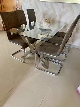 muebles y colchones - vendo juego de comedor moderno
