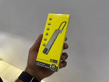 otros electronicos - Adaptador USB C 8 in 1 para Macbook, RD$ 2,500 NEG